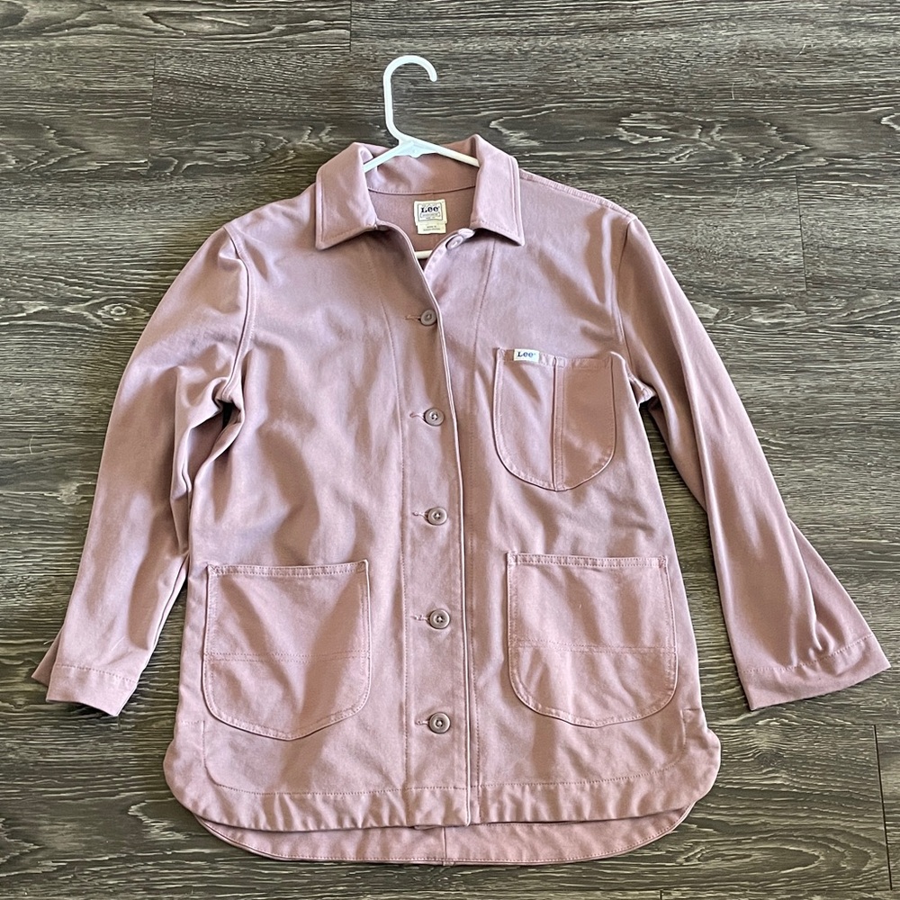 Lee Workwear Women's Lavender Button Down Sweater